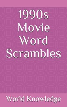 portada 1990s Movie Word Scrambles (in English)