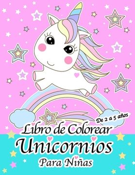 portada Libro de colorear unicornios para niñas de 2 a 5 años