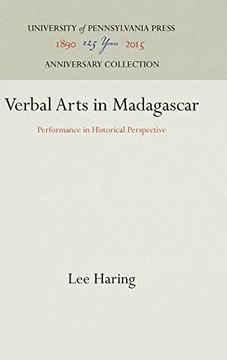 portada Verbal Arts in Madagascar: Performance in Historical Perspective (Publications of the American Folklore Society) (en Inglés)