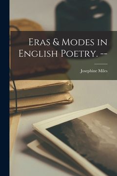 portada Eras & Modes in English Poetry. -- (en Inglés)