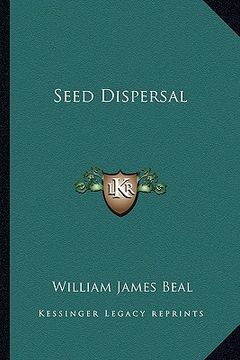 portada seed dispersal (en Inglés)