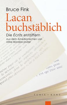 portada Lacan Buchstäblich: Die Écrits Entziffern (in German)