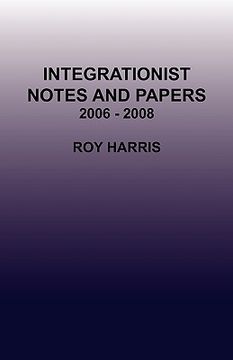 portada integrationist notes and papers 2006 - 2008