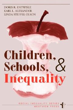 portada children, schools, and inequality (en Inglés)