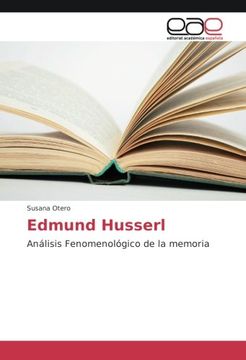 portada Edmund Husserl: Análisis Fenomenológico de la memoria