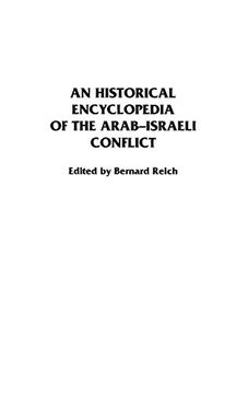portada An Historical Encyclopedia of the Arab-Israeli Conflict (en Inglés)
