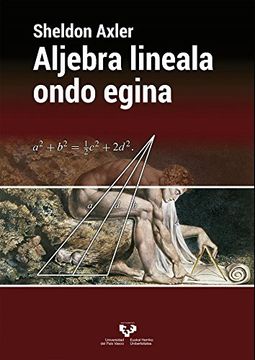 portada Aljebra Lineala Ondo Egina (Unibertsitateko Eskuliburuak - Manuales Universitarios) (en Euskera)