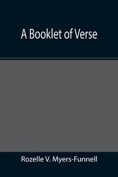 portada A booklet of verse (en Inglés)