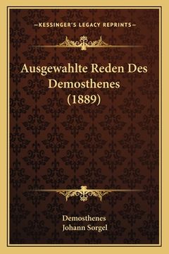 portada Ausgewahlte Reden Des Demosthenes (1889)