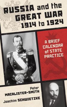 portada Russia and the Great war 1914 to 1924: A Brief Calendar of State Practice (en Inglés)