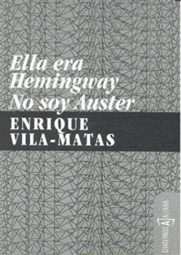 portada Ella Era Hemingway No Soy Auster (Cuadernos Alfabia)