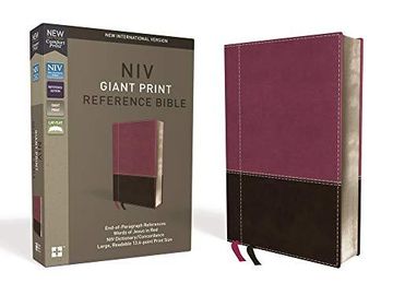 portada Holy Bible: New International Version, Reference Bible, Pink/brown, Imitation Leather, Red Letter Edition, Comfort Print 