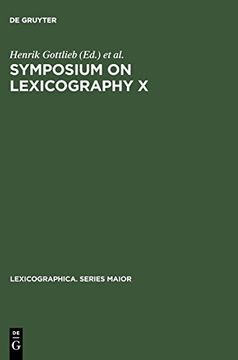 portada Symposium on Lexicography x (Lexicographica. Series Maior) (en Inglés)