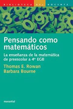 portada Pensando Como Matematicos (in Spanish)