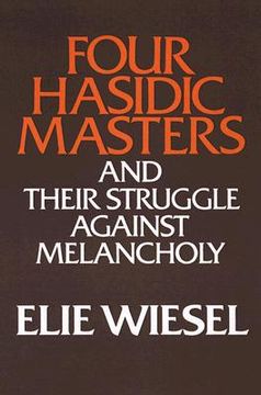 portada four hasidic masters and their struggle against melancholy (en Inglés)