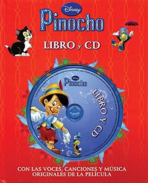 portada Disney Pinocho - Libro y cd