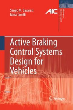 portada Active Braking Control Systems Design for Vehicles (en Inglés)
