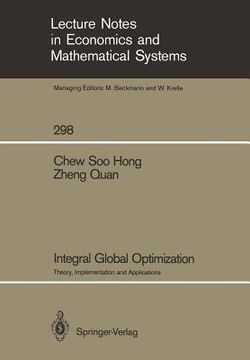 portada integral global optimization: theory, implementation and applications (en Inglés)