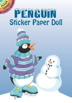portada Penguin Sticker Paper Doll (Dover Little Activity Books Paper Dolls) 