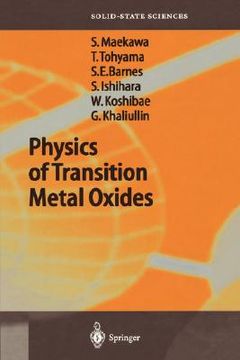 portada physics of transition metal oxides (in English)