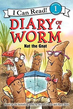 portada Diary of a Worm: Nat the Gnat (I Can Read Level 1) (en Inglés)