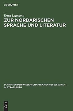 portada Zur Nordarischen Sprache und Literatur (in German)