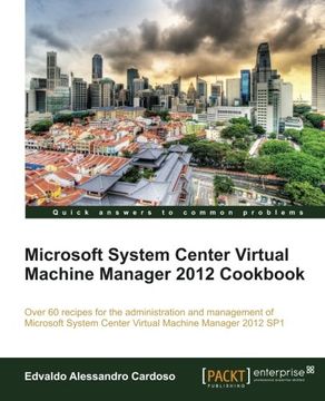 portada Microsoft System Center Virtual Machine Manager 2012 Cookbook (Gros Plan Cp)