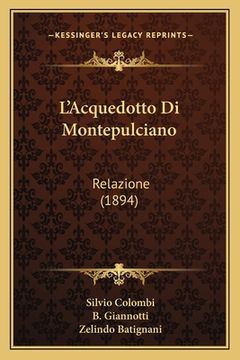portada L'Acquedotto Di Montepulciano: Relazione (1894) (in French)
