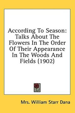 portada according to season: talks about the flowers in the order of their appearance in the woods and fields (1902)