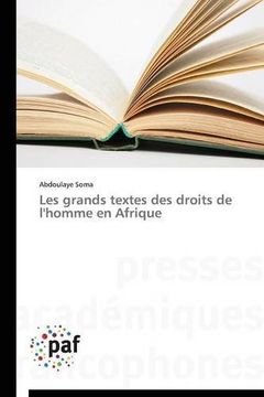 portada Les Grands Textes Des Droits de L'Homme En Afrique