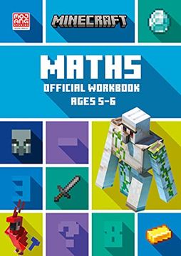portada Minecraft Maths Ages 5-6: Official Workbook (Minecraft Education) (en Inglés)
