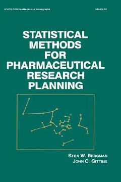 portada statistical methods for pharmaceutical research planning (en Inglés)