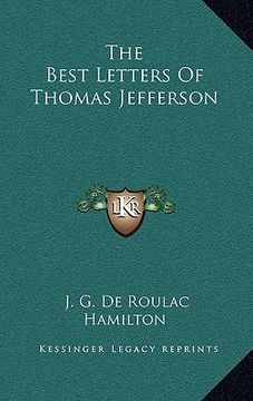 portada the best letters of thomas jefferson (in English)