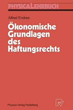 portada Ökonomische Grundlagen des Haftungsrechts (in German)