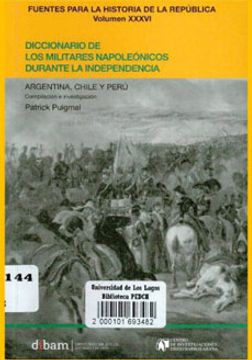 portada Diccionario De Los Militares Napoleonicos Durante La Independencia