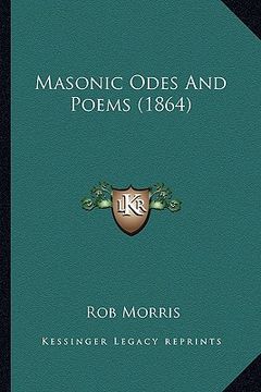 portada masonic odes and poems (1864) (en Inglés)