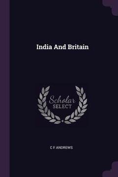 portada India And Britain (en Inglés)