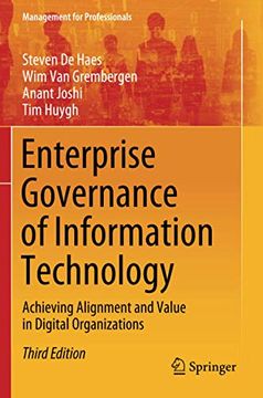 portada Enterprise Governance of Information Technology: Achieving Alignment and Value in Digital Organizations (Management for Professionals) (in English)