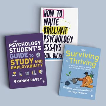 portada The Psychology Student's Skills Bundle: From Surviving to Thriving + how to Write Brilliant Psychology Essays + the Psychology Student's Guide to Study and Employability (en Inglés)