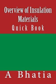 portada Overview of Insulation Materials: Quick Book (en Inglés)