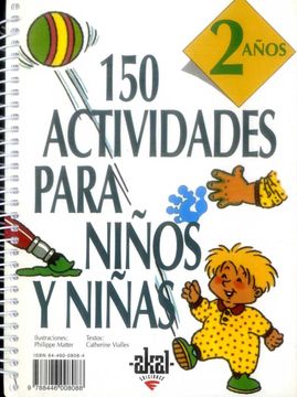 portada 150 Actividades Para Niños y Niñas de 2 Años (Libros de Actividades) (in Spanish)