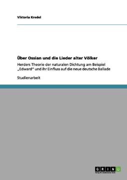 portada Über Ossian und die Lieder alter Völker