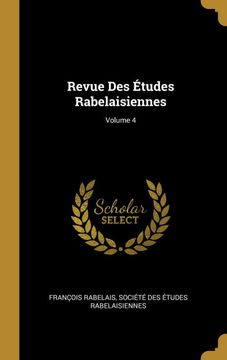 portada Revue des Études Rabelaisiennes; Volume 4 