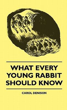 portada what every young rabbit should know (en Inglés)