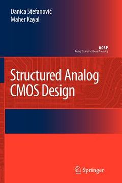 portada structured analog cmos design (en Inglés)