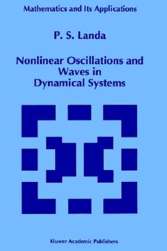 portada nonlinear oscillations and waves in dynamical systems (en Inglés)