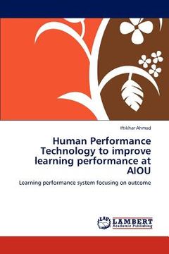 portada human performance technology to improve learning performance at aiou (en Inglés)
