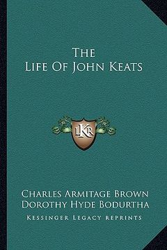 portada the life of john keats