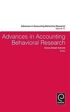 portada Advances in Accounting Behavioral Research: 17 (en Inglés)
