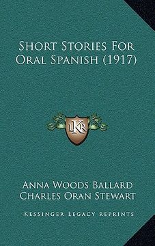 portada short stories for oral spanish (1917) (en Inglés)